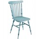 Krzesło Metalowe Błękitne