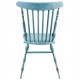 Krzesło Metalowe Błękitne