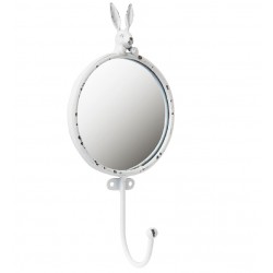 Wieszak z Lusterkiem Shabby Chic