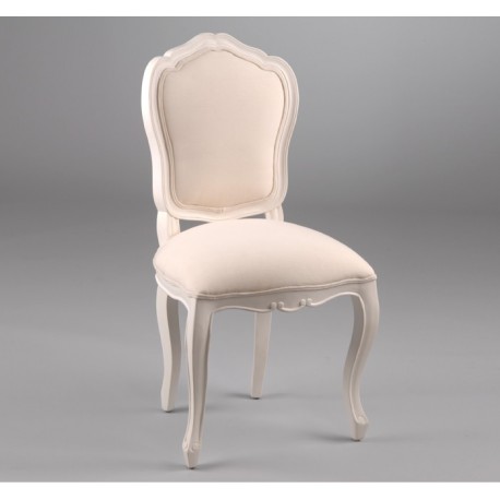 Krzesło Tapicerowane Prowansalskie Crema