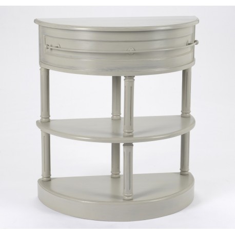 Szara Konsola Prowansalska Grissi