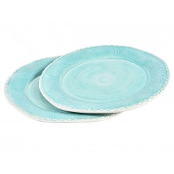 Talerz Belldeco Fiore Blue L