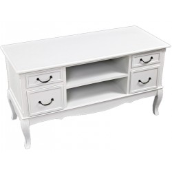 Komoda RTV Prowansalska Biała Prowansja