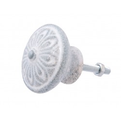 Gałka Meblowa Ozdobna Szara 5