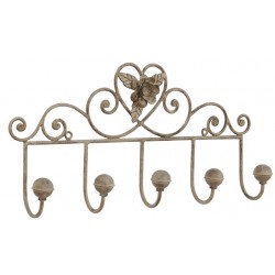 Wieszak Ścienny z Kwiatem