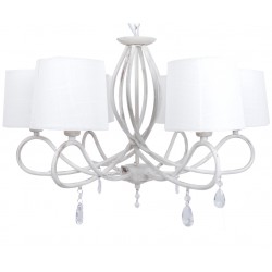 Żyrandol Prowansalski z Kryształkami Przecierany 2