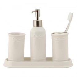 Zestaw Łazienkowy Prowansalski z Kokardkami