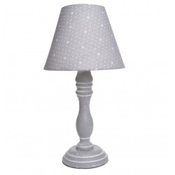 Lampka Prowansalska Szara z Sercami