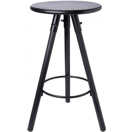 Czarny Stołek Metalowy