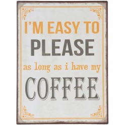 Metalowy Obrazek Coffee 1