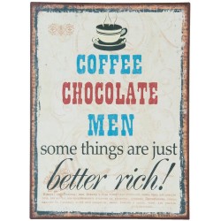 Metalowy Obrazek Coffee 2