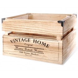 Skrzynki Drewniane Vintage Home 2szt.