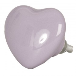 Gałka Meblowa Lawendowa Serce