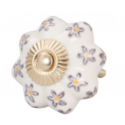 Gałka Meblowa W Kwiatki A