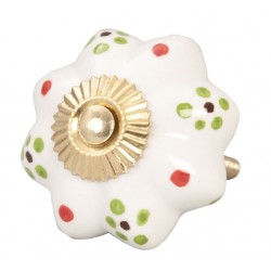 Gałka Meblowa W Kwiatki B