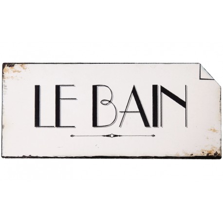 Tabliczka Łazienkowa Le Bain