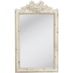 Lustro w Stylu Prowansalskim Kremowe B