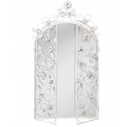 Lustro Prowansalskie z Okiennicami Metalowe