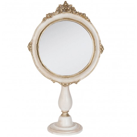 Lusterko Prowansalskie Stojące Złote