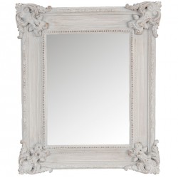 Lustro w Stylu Prowansalskim Szare Przecierane A