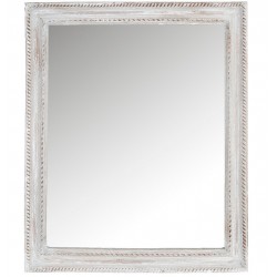 Lustro w Stylu Prowansalskim Szare Przecierane B