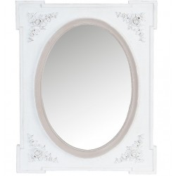Lustro w Stylu Prowansalskim z Różami A