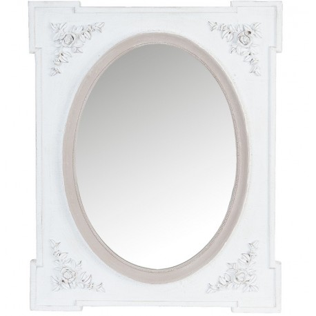 Lustro w Stylu Prowansalskim z Różami A