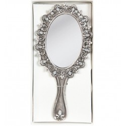 Lusterko Ręczne Srebrne B