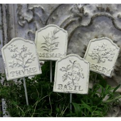 Tabliczki Do Ziół Chic Antique 4szt.