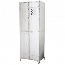 Szafa Metalowa Chic Antique Kremowa