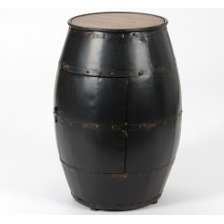 Stolik Industrialny Beczka z Wnęką