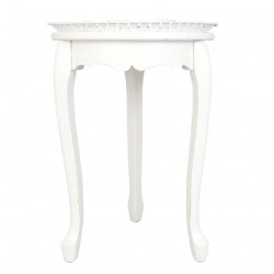 Stolik Prowansalski Biały Okrągły