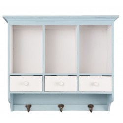 Szafka Prowansalska z Wieszakami Błękitna