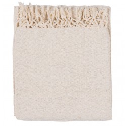 Pled Bawełniany Kremowy C