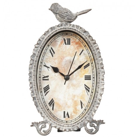Zegarek Stołowy Prowansalski z Ptaszkiem