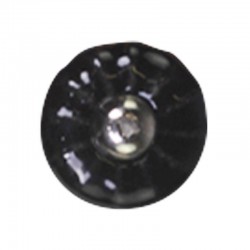 Gałka Do Mebli Kwiatek Czarna