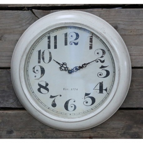 Zegar Ozdobny Chic Antique Kremowy