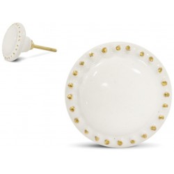 Gałka Meblowa Ozdobna Żółta