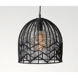 Lampa Ażurowa Czarna