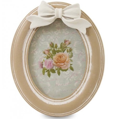 Ramka Prowansalska z Kokardką Beżowa B