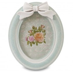 Ramka Prowansalska z Kokardką Zielona B