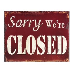 Retro Obrazek Closed