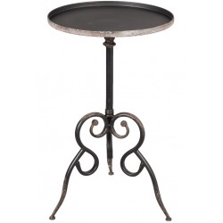 Metalowy Stół Czarny