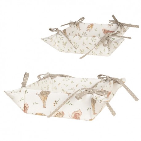 Koszyk na Pieczywo Prowansalski Ptaszki