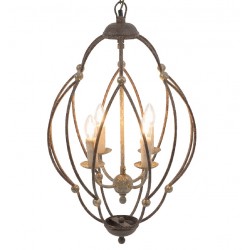 Metalowa Lampa Vintage A