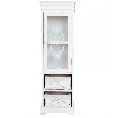 Komoda Prowansalska Postarzana z Napisami A