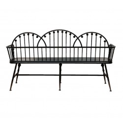 Ławka Metalowa Czarna