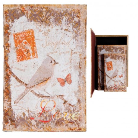 Pudełka Książki Prowansalskie A 3szt.