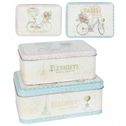 Puszki Ozdobne z Rowerem 2szt.