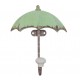 Wieszak Ozdobny Parasol Zielony